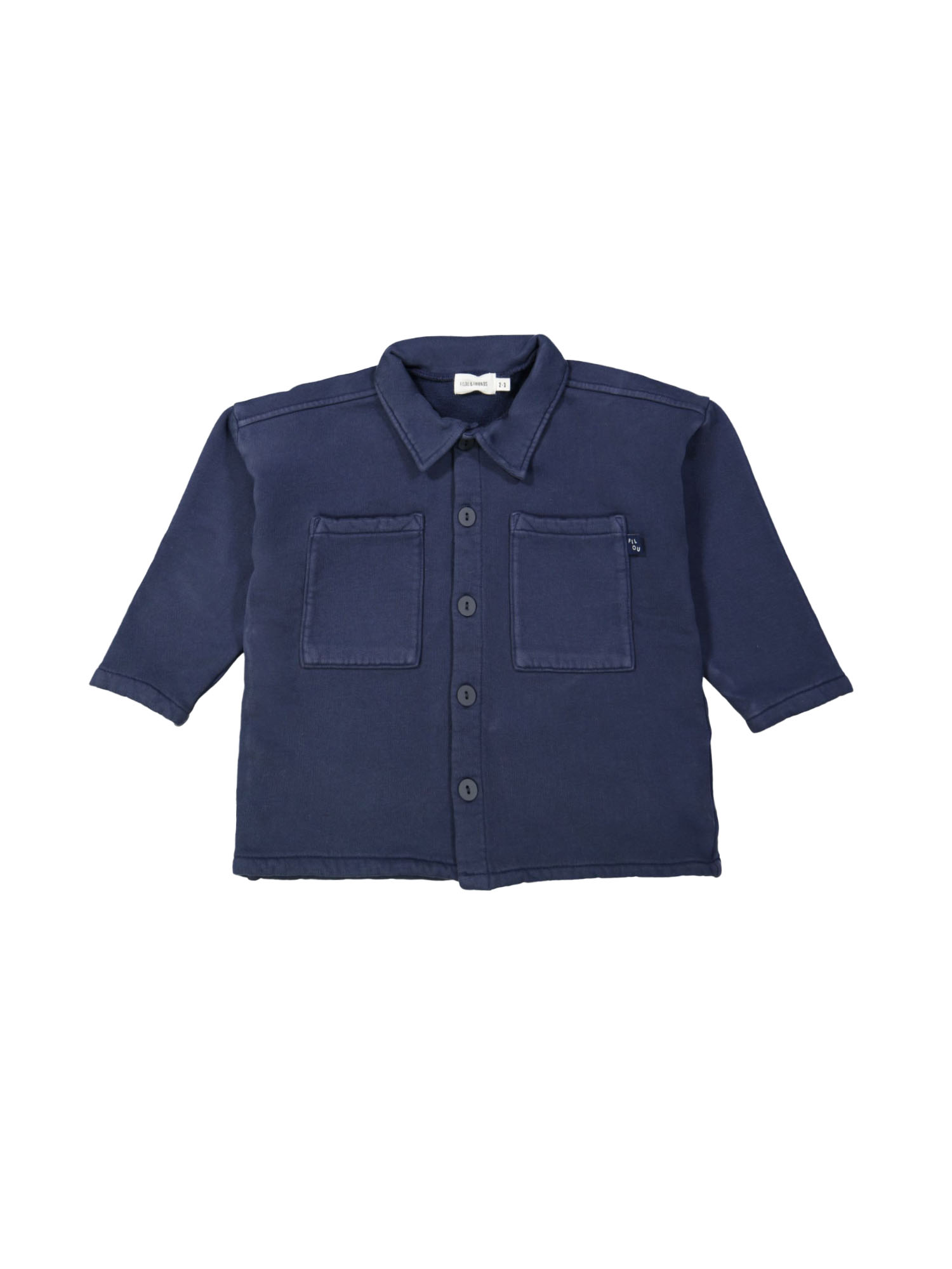 Shirt molton dark blue