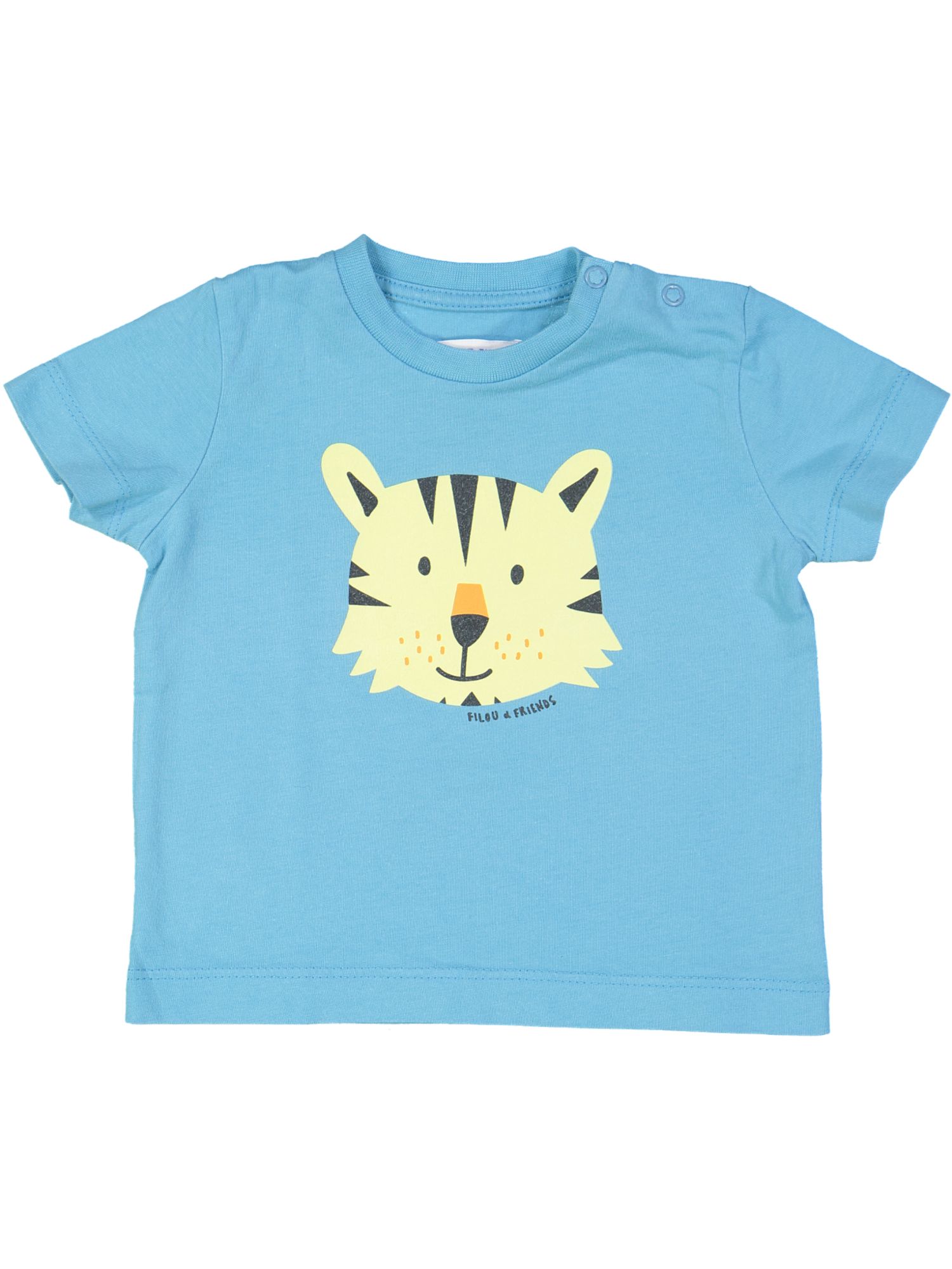 t-shirt blauw tijger 03m