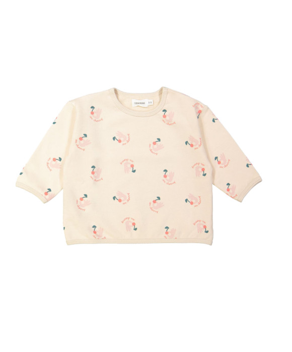 Sweater ma cherry beige 
