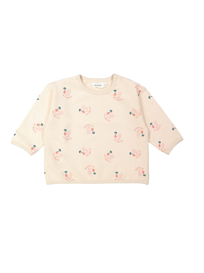Sweater ma cherry beige 12m