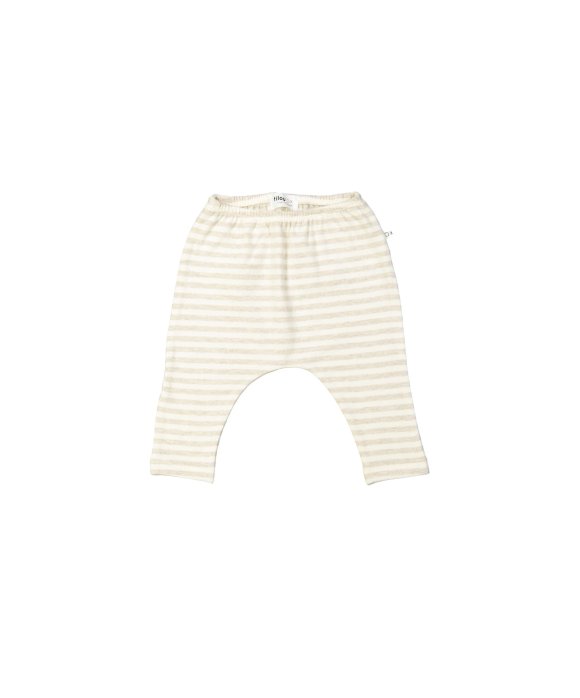 Broek streep beige
