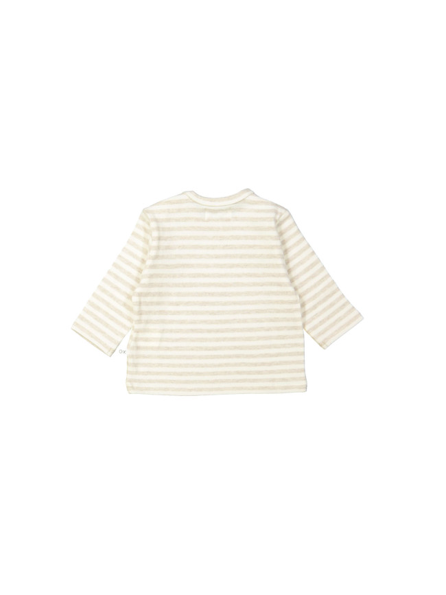 T-shirt streep beige 00m