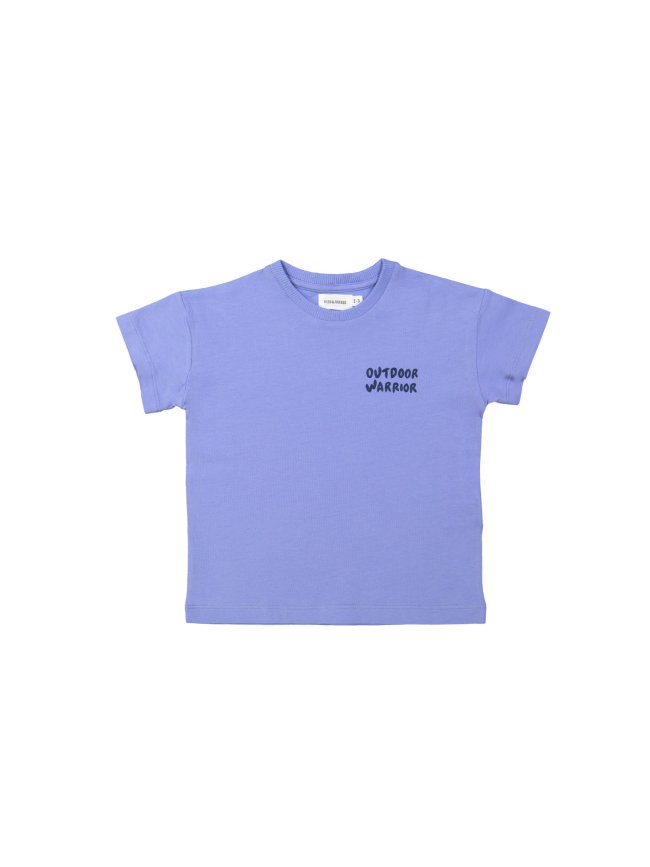 T-shirt outdoor warrior blauw 12m