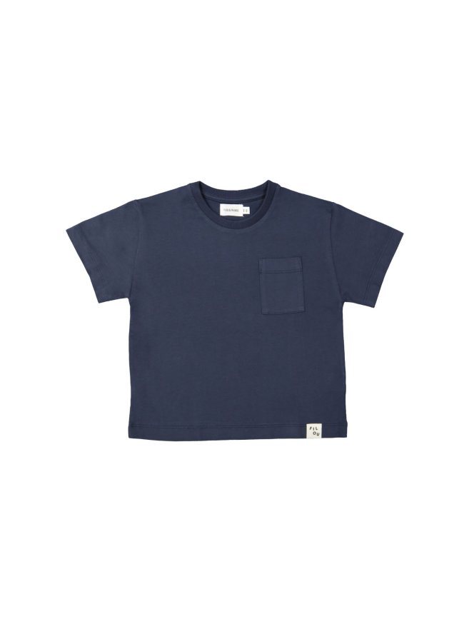 T-shirt zakje donkerblauw 12m