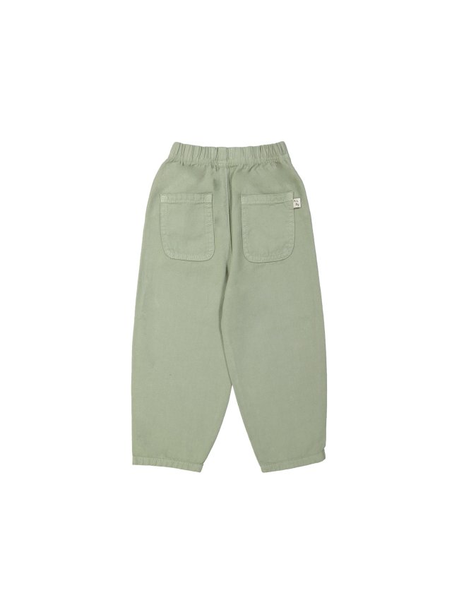 Broek grijsgroen 12m