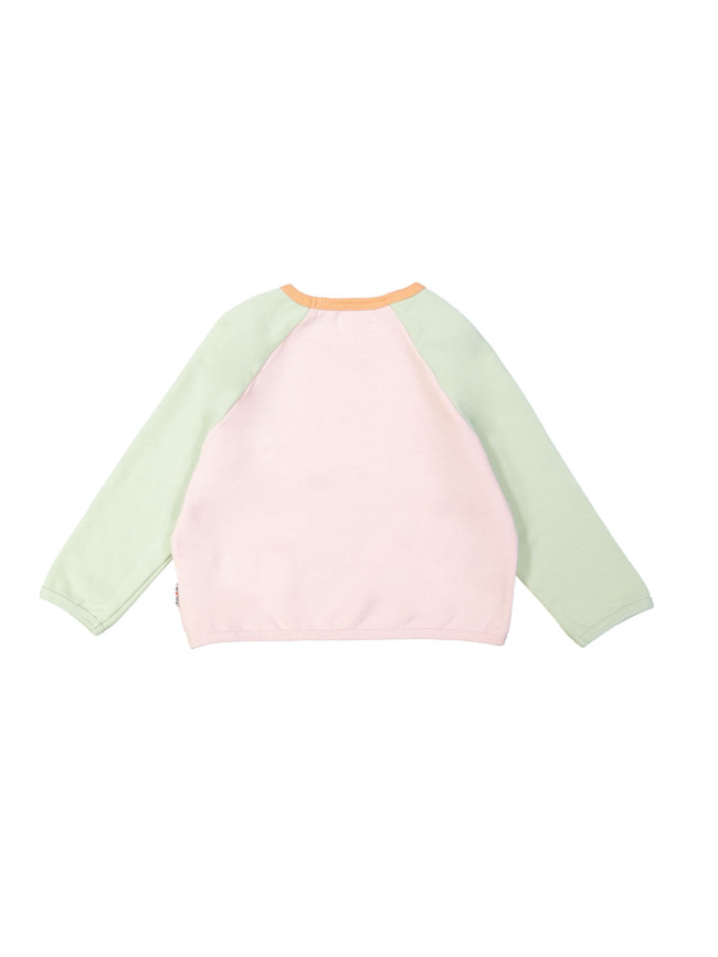 Sweater multicolor lichtroze 12m