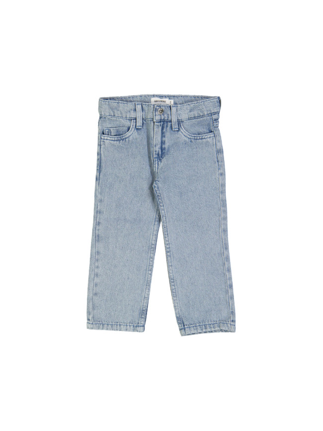 Jeans regular rits snow bleach 02j