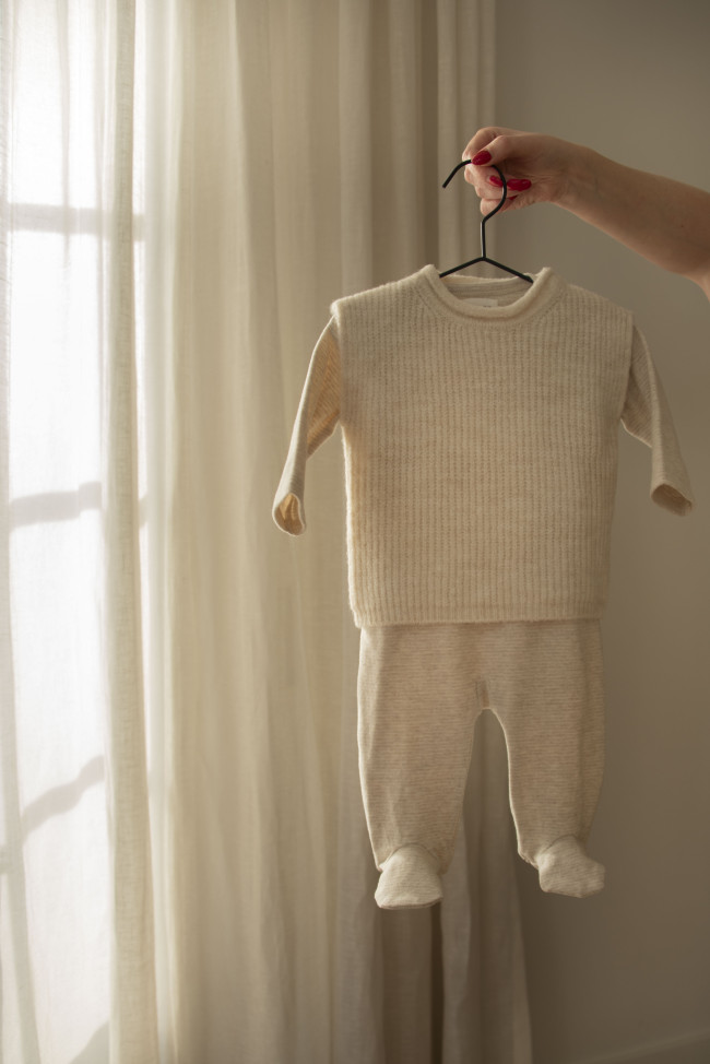 Debardeur ecru 01m-04m