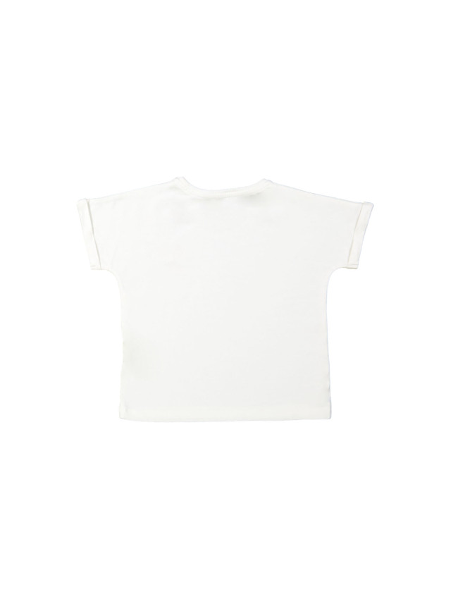 T-shirt bunny ecru 12m