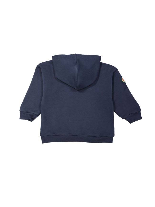 Hoodie donkerblauw 12m