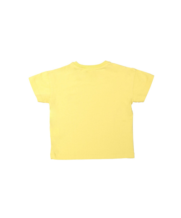 T-shirt mountain holiday geel 