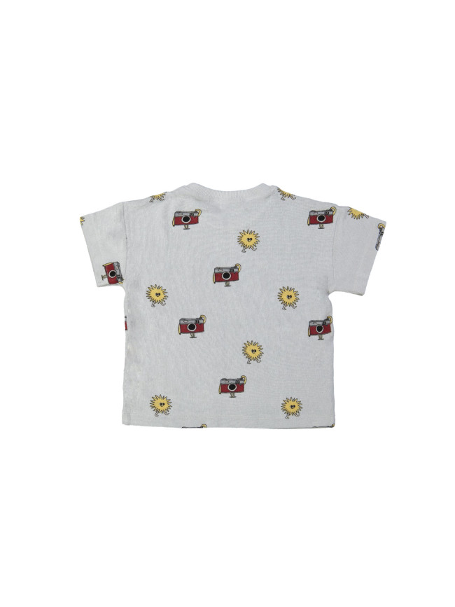 T-shirt spons sunny kodak lichtgrijs 12m
