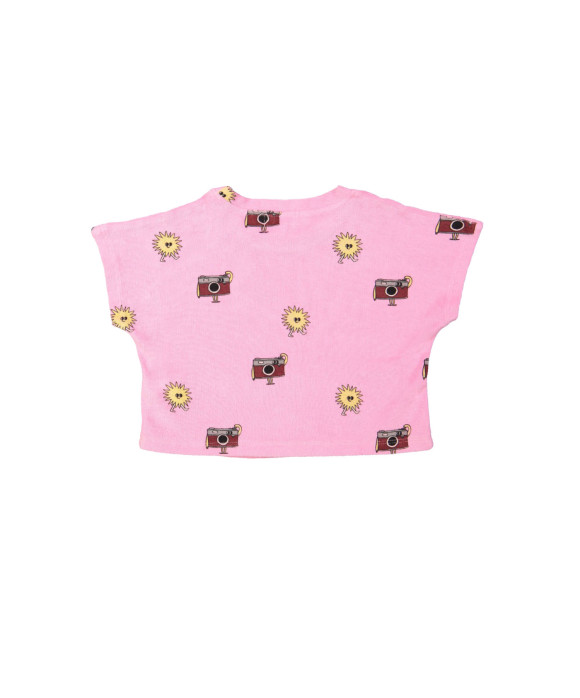 T-shirt spons sunny kodak roze 