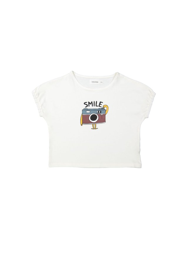 T-shirt smile ecru 12m