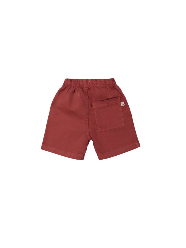 Short donkerrood 12m