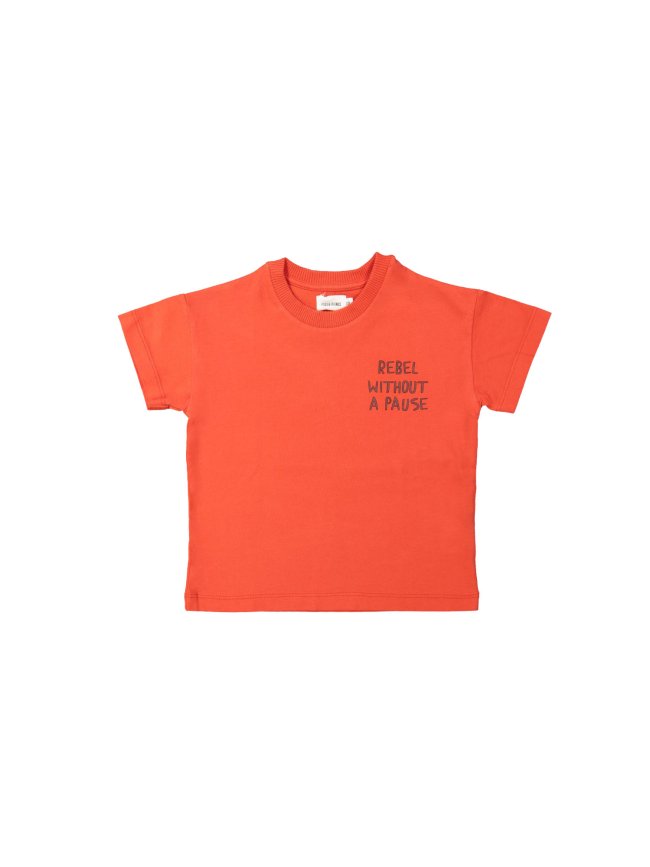 T-shirt rebel helderrood 12m
