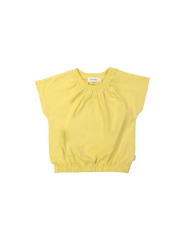 T-shirt frons geel 12m