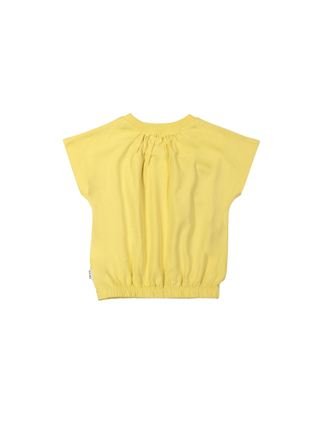 T-shirt frons geel 12m