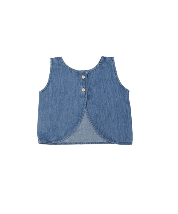 Top jeans stone bleach 