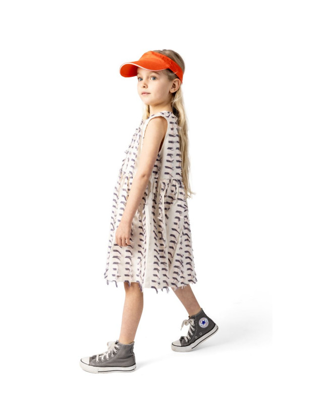 Jurk franjes ecru 18m