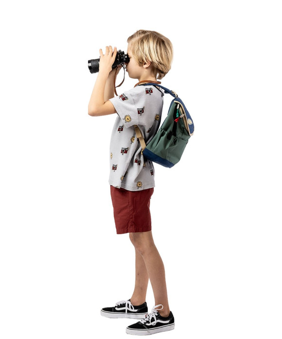 T-shirt spons sunny kodak lichtgrijs 