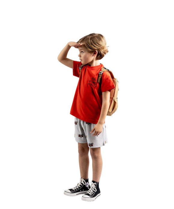 T-shirt rebel helderrood 