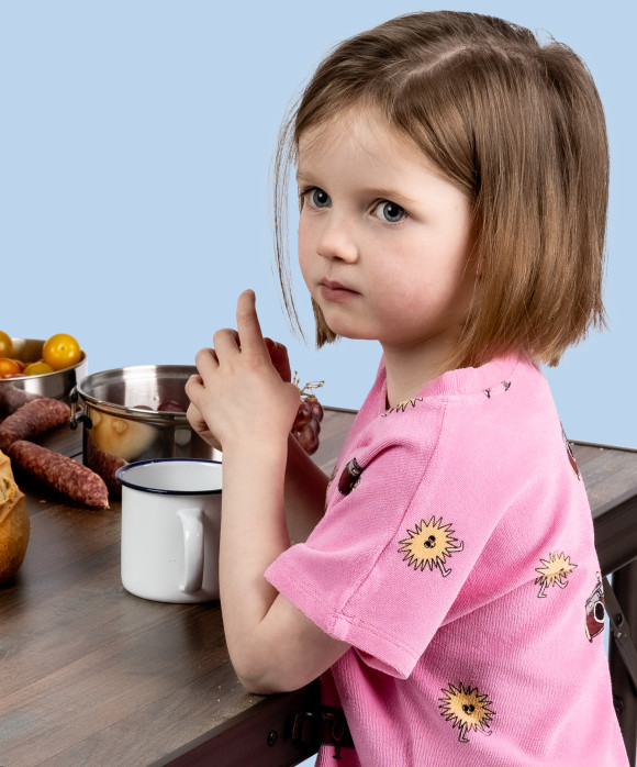 T-shirt spons sunny kodak roze 