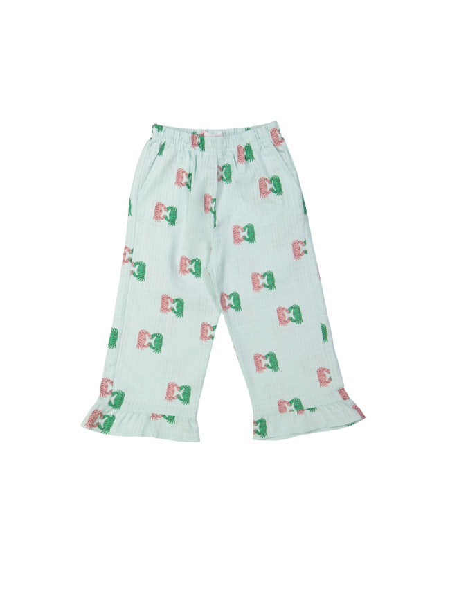 Broek crab aqua 12m