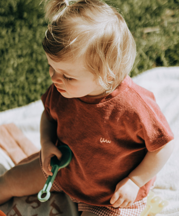 T-shirt spons WW bordeaux