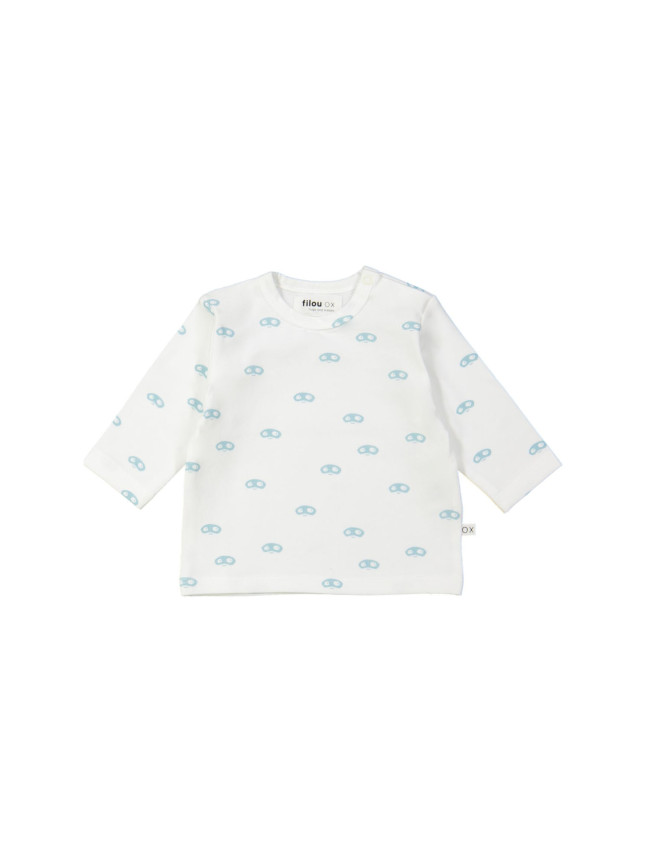 T-shirt mask wit 00m