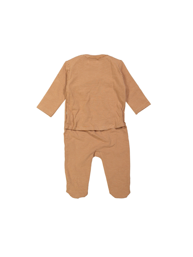 Pyjama streep sun lichtbruin 00m