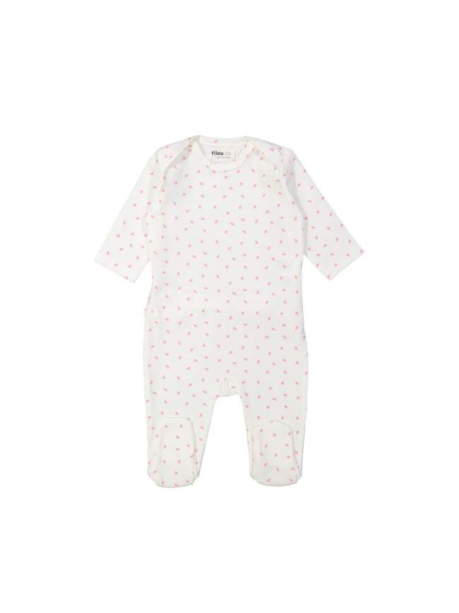 Pyjama strawberry wit 00m