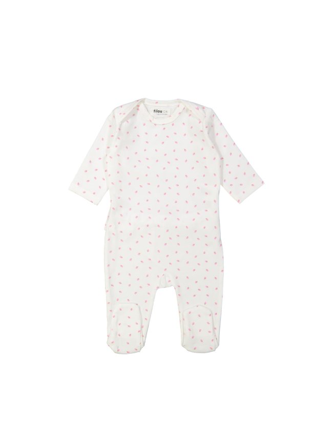 Pyjama strawberry wit 00m