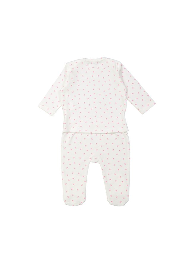 Pyjama strawberry wit 00m