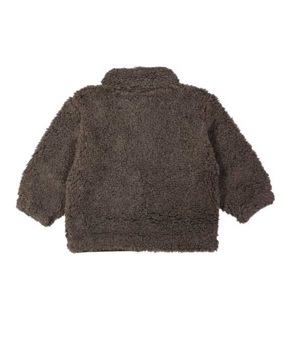 Gilet teddy donkerbruin