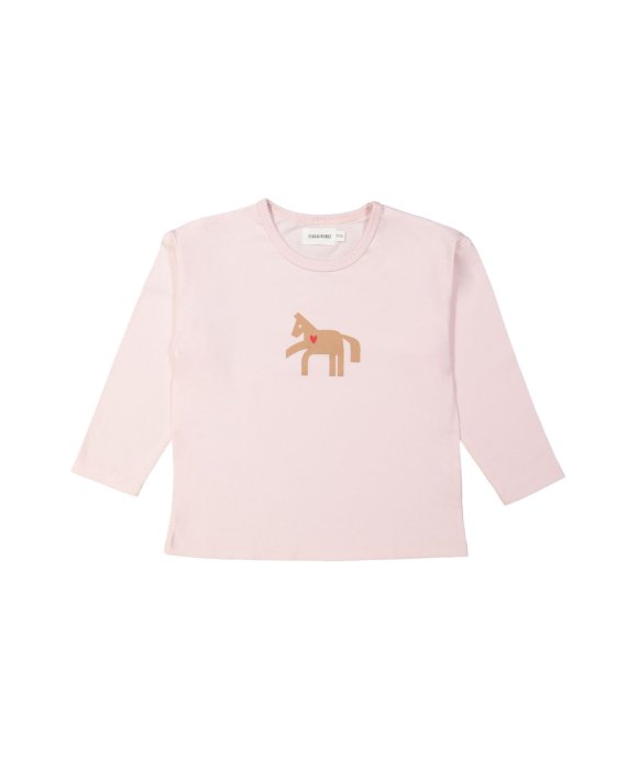 T-shirt horse lichtroze