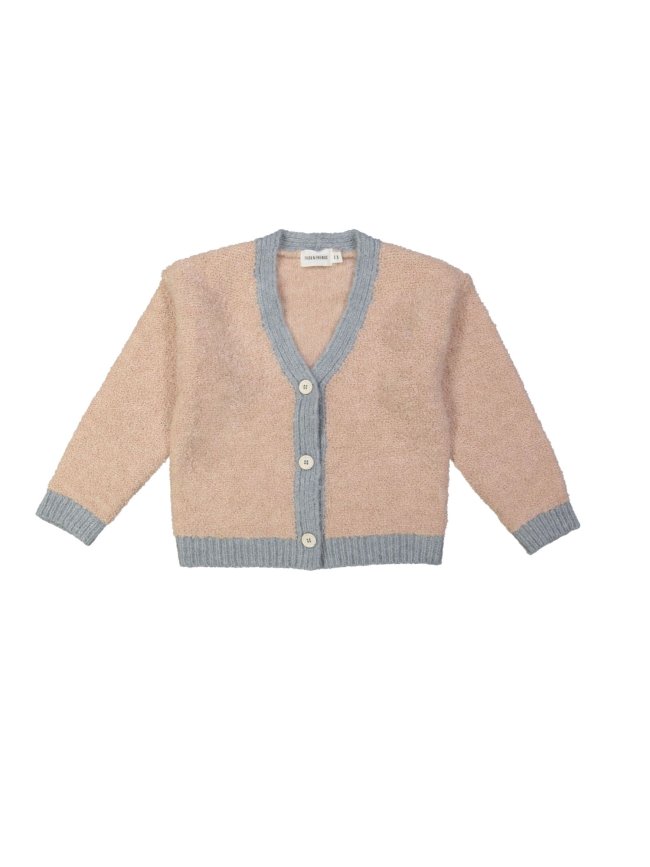 Gilet tricot lichtroze 12m-18m