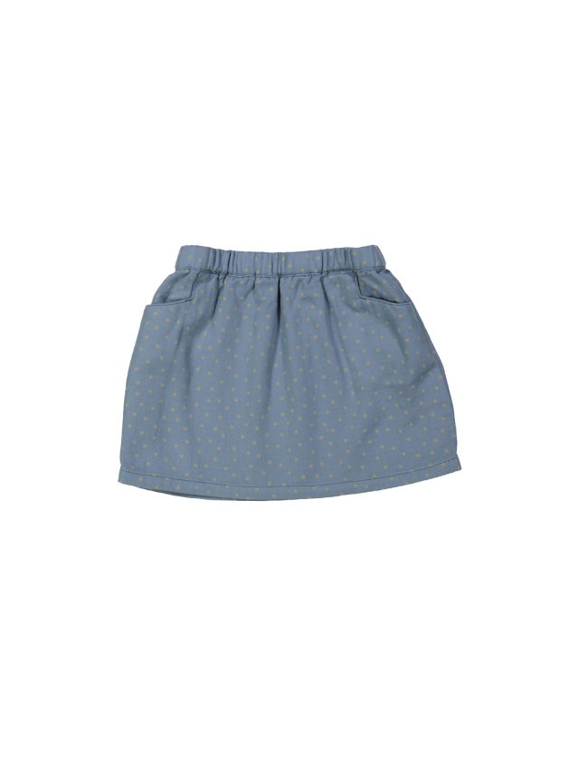 Rok dots grijsblauw 02j