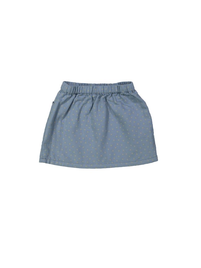 Rok dots grijsblauw 02j