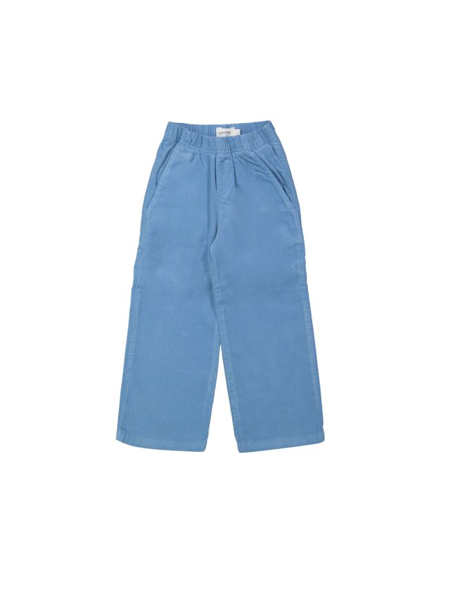 Broek velours blauw 12m