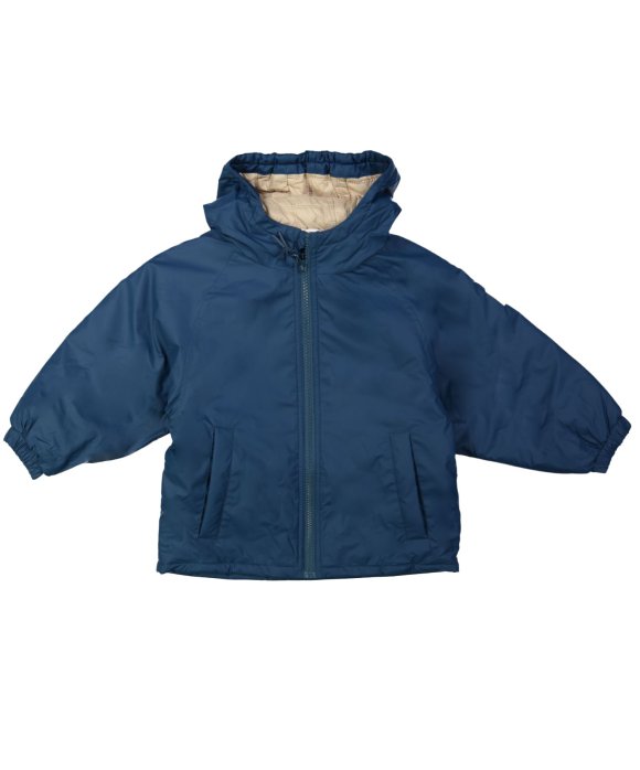 Winterjas grijsblauw