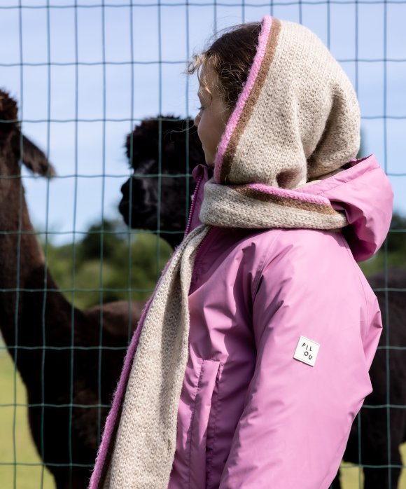 Winterjas roze