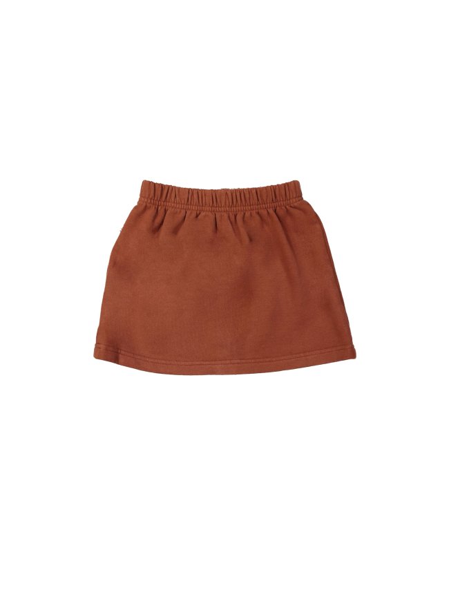 Rok molton roodbruin 12m