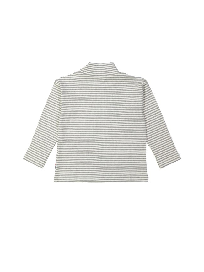 Souspull rib streep anthraciet 12m