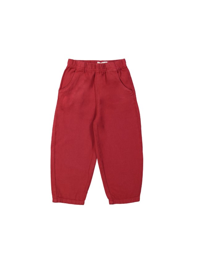 Broek heart rood 12m