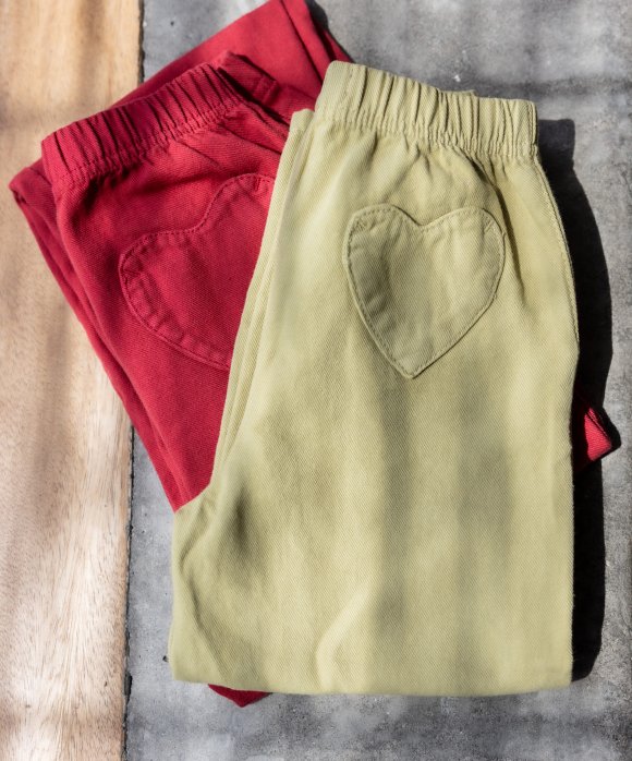 Broek heart rood