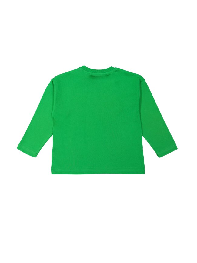 T-shirt teckle felgroen 12m