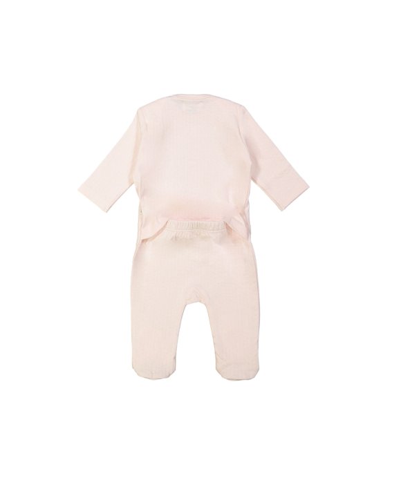 Pyjama ajour lichtroze