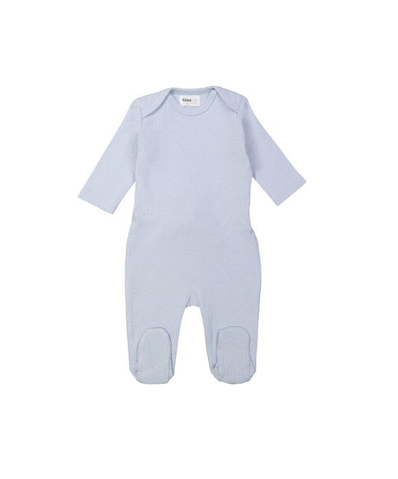 Pyjama ajour lichtblauw