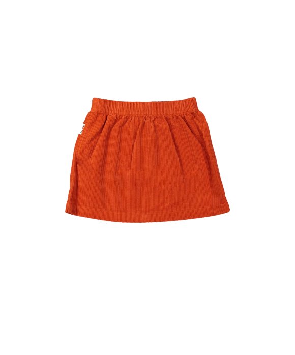 Rok brede rib oranje